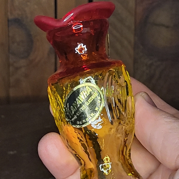 Kanawha Amberina glass mini pitcher - Picture 7 of 16
